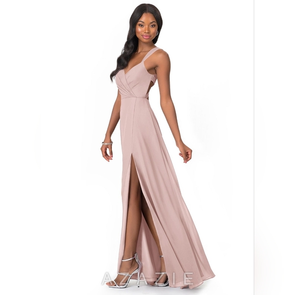 Azazie Dresses & Skirts - Azazie Dusty Rose Nahrin Bridesmaid Dress
